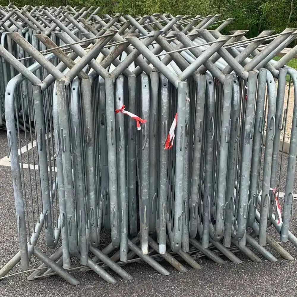Crowd Barriers stacked wrong