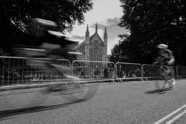 Event crowd control barriers and site setup